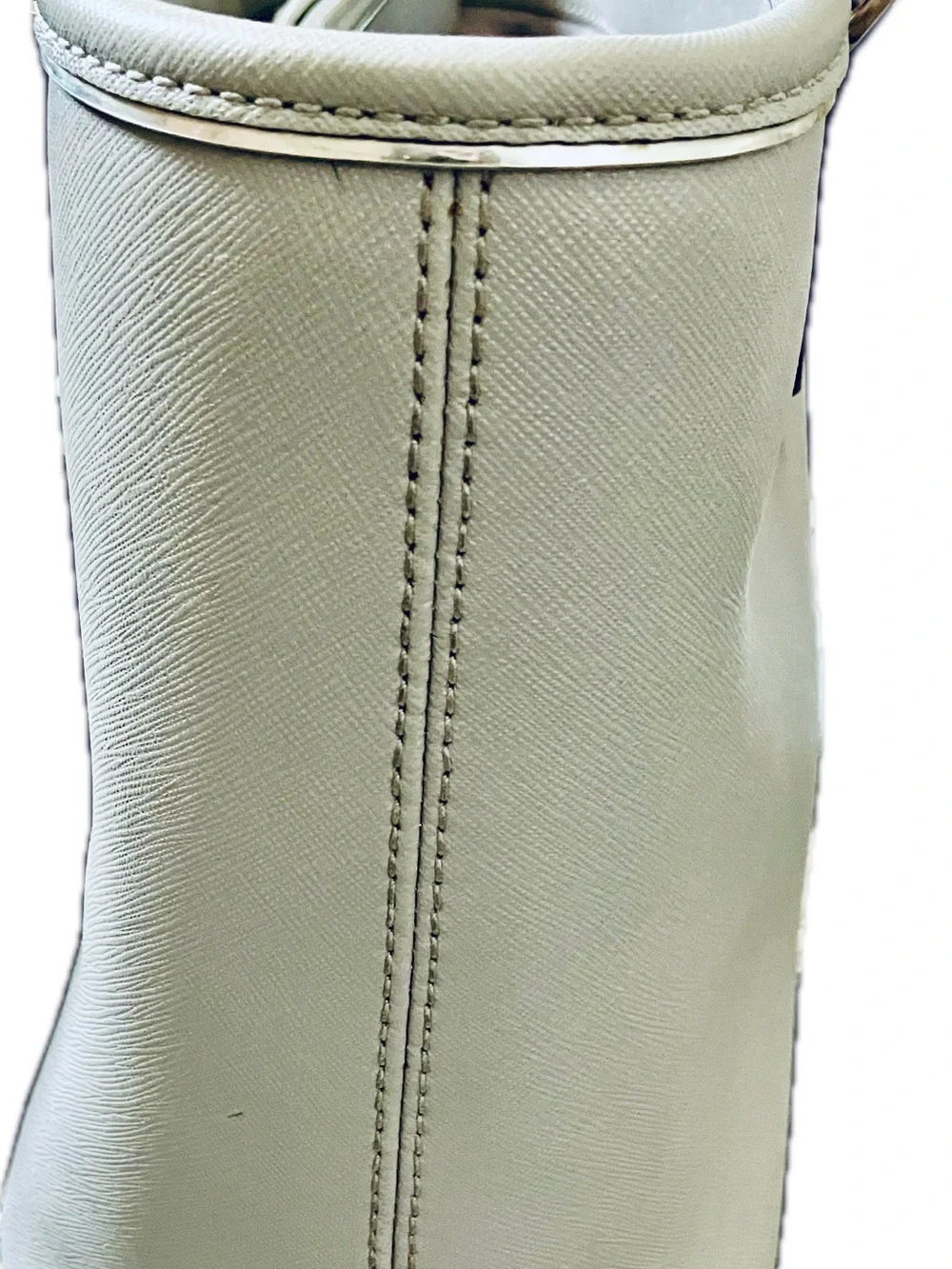 Michael Kors Grey Satchel with Front Pocket